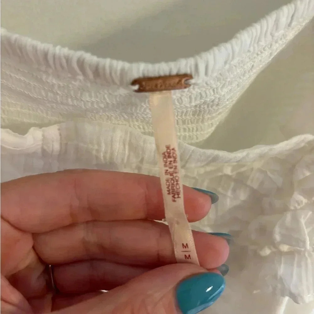 Free People Thank You Very Sweetly Top in White NWT - Picture 5 of 5